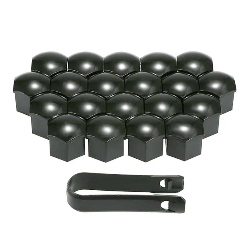What Materials Are 19mm Wheel Nut Covers Made From?